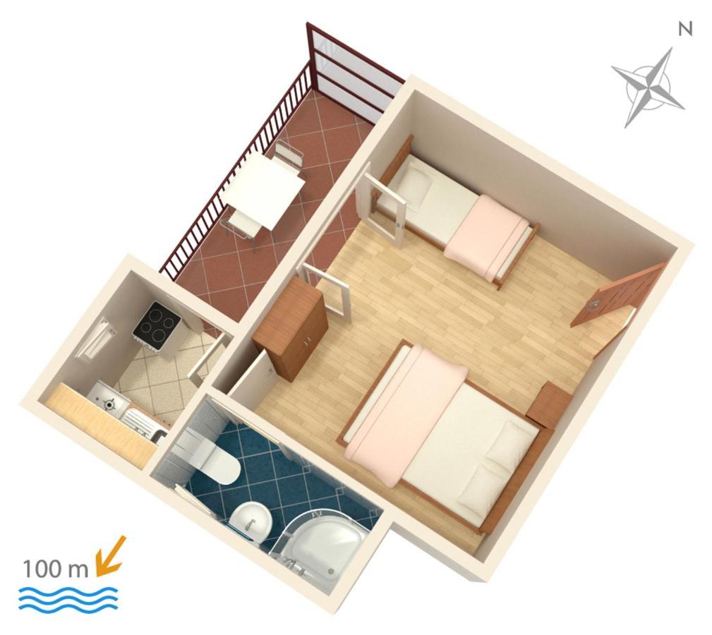Apartments By The Sea Podaca, Makarska - 515 Zewnętrze zdjęcie